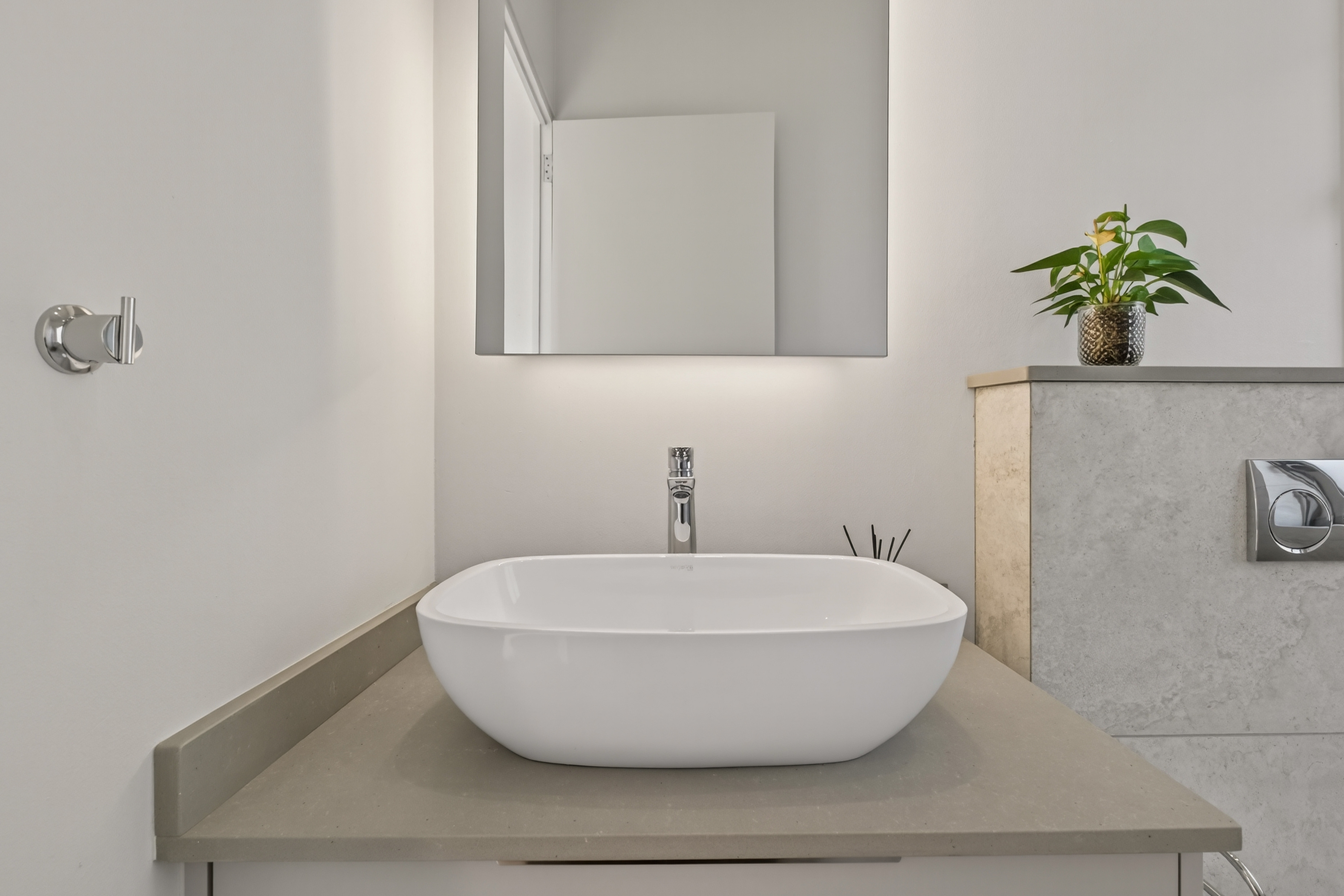 Bathroom vanity detail